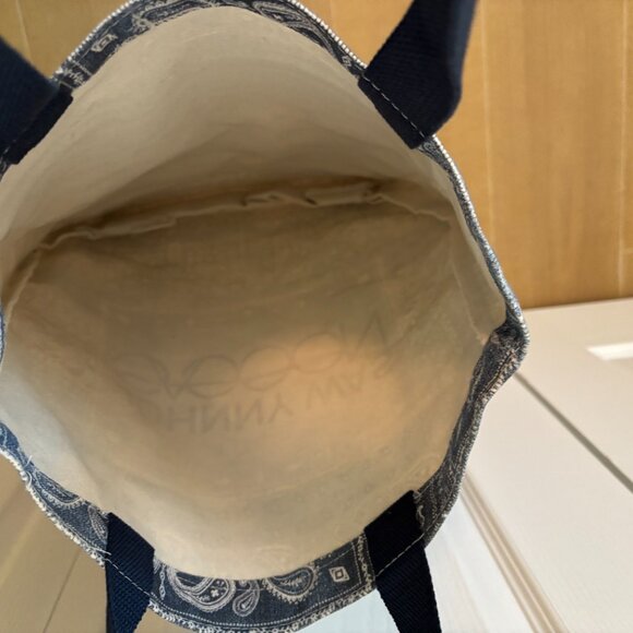 Rare Johnny Was Workshop Bag Sasson Denim Exterior Paisley Bag - Picture 7 of 12